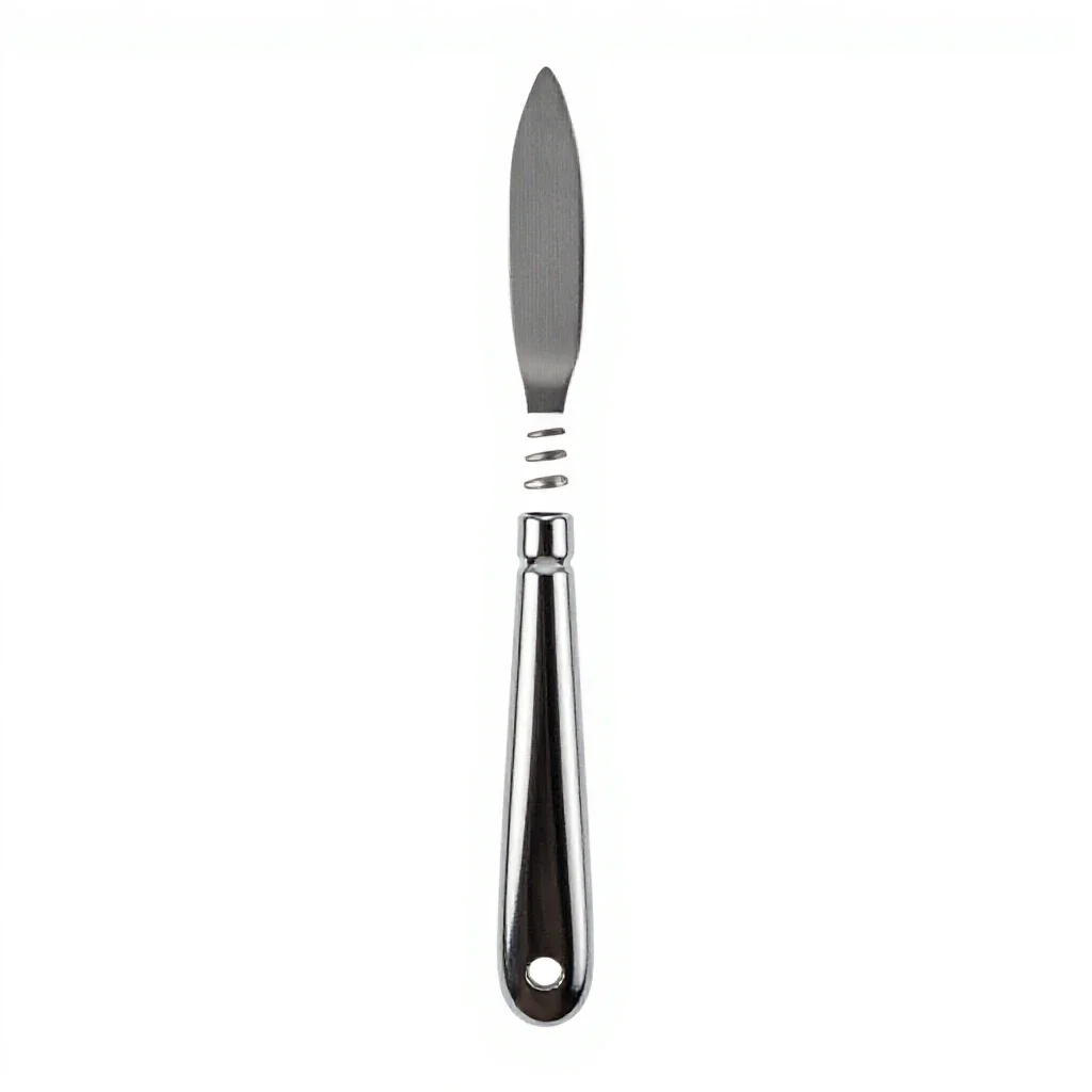 Palette knife isolated on a white background