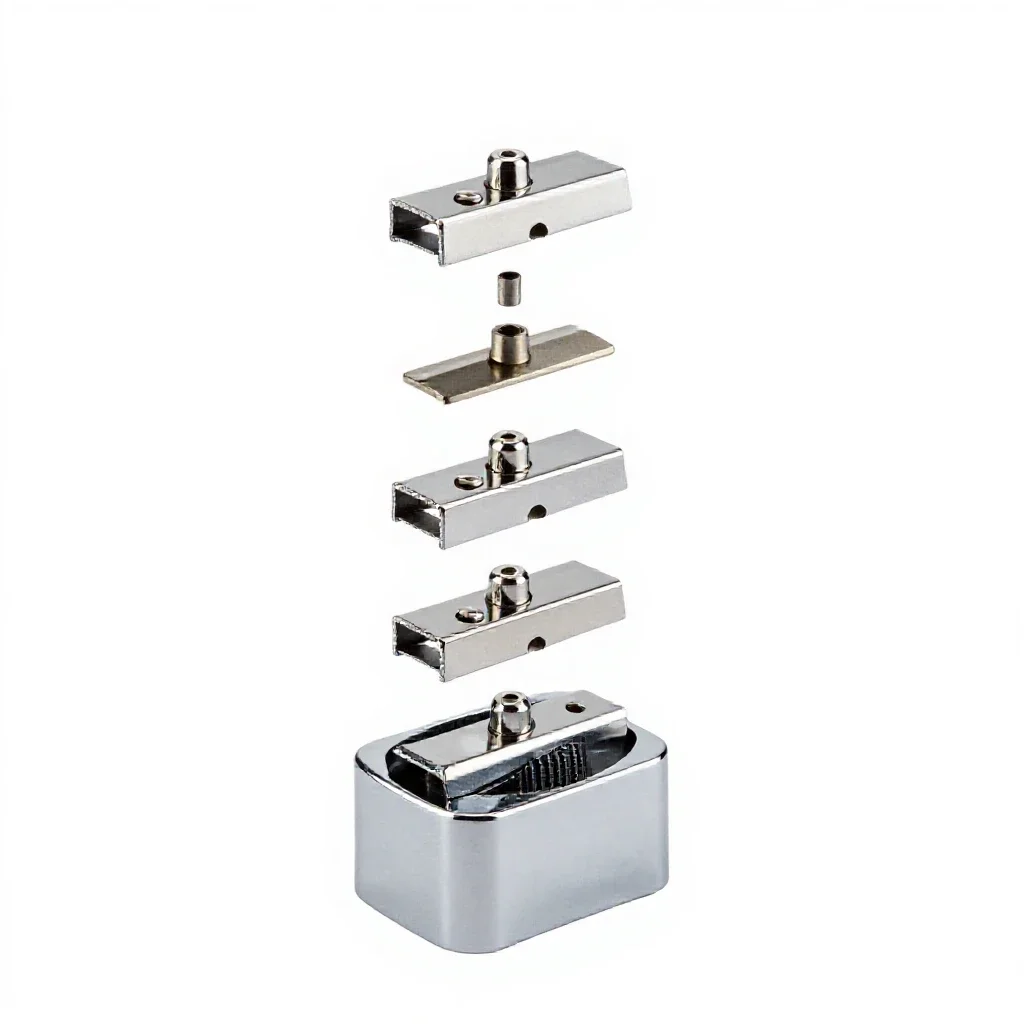 Rotary pencil sharpener isolated on a white background