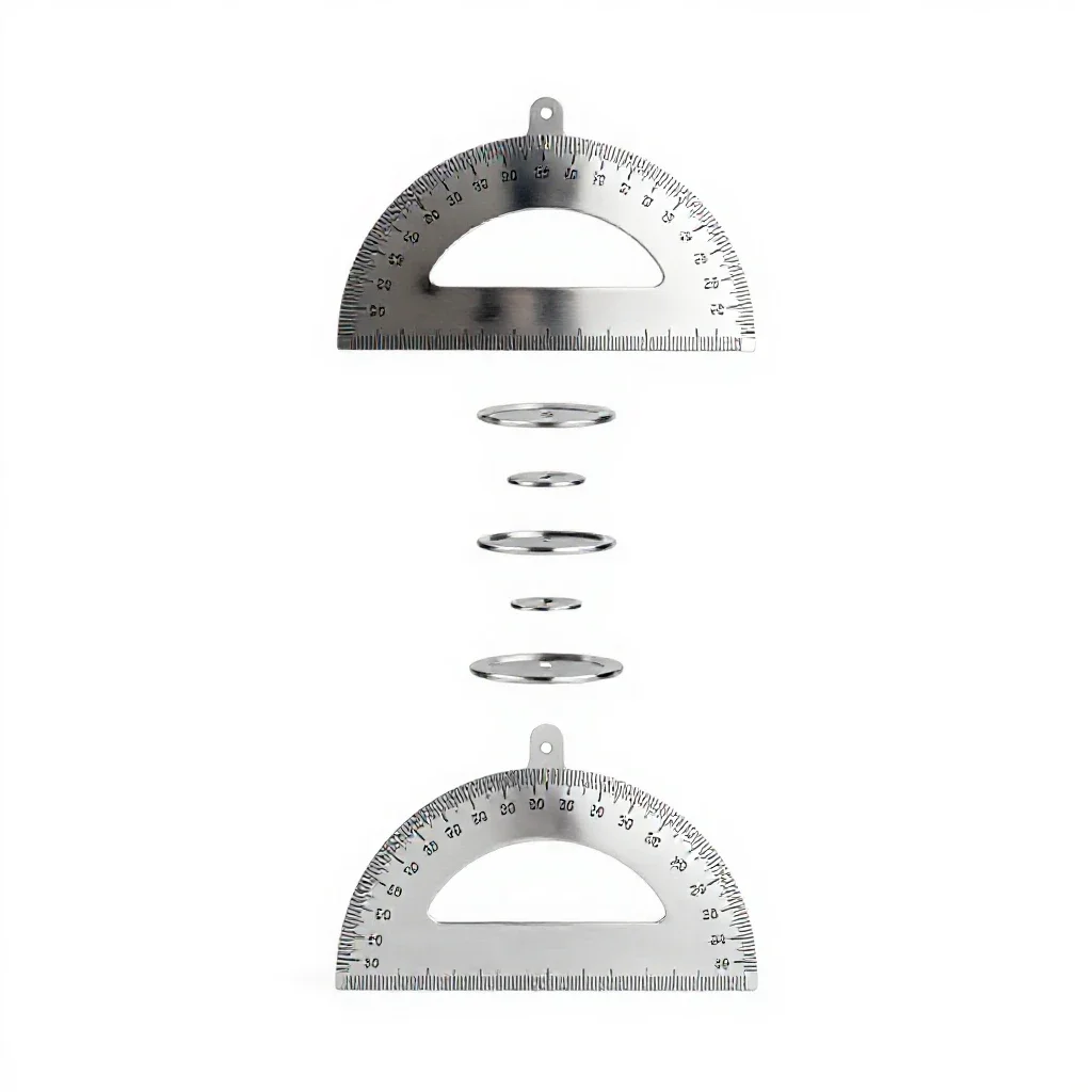 Set square isolated on a white background
