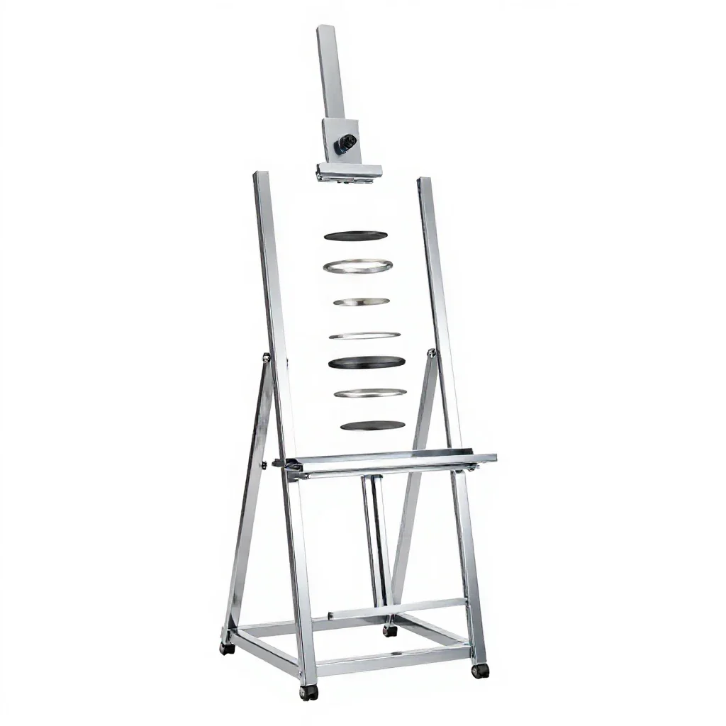 Easel isolated on a white background