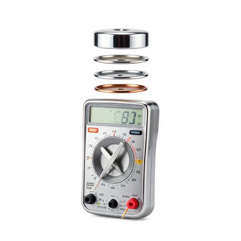 Multimeter isolated on a white background