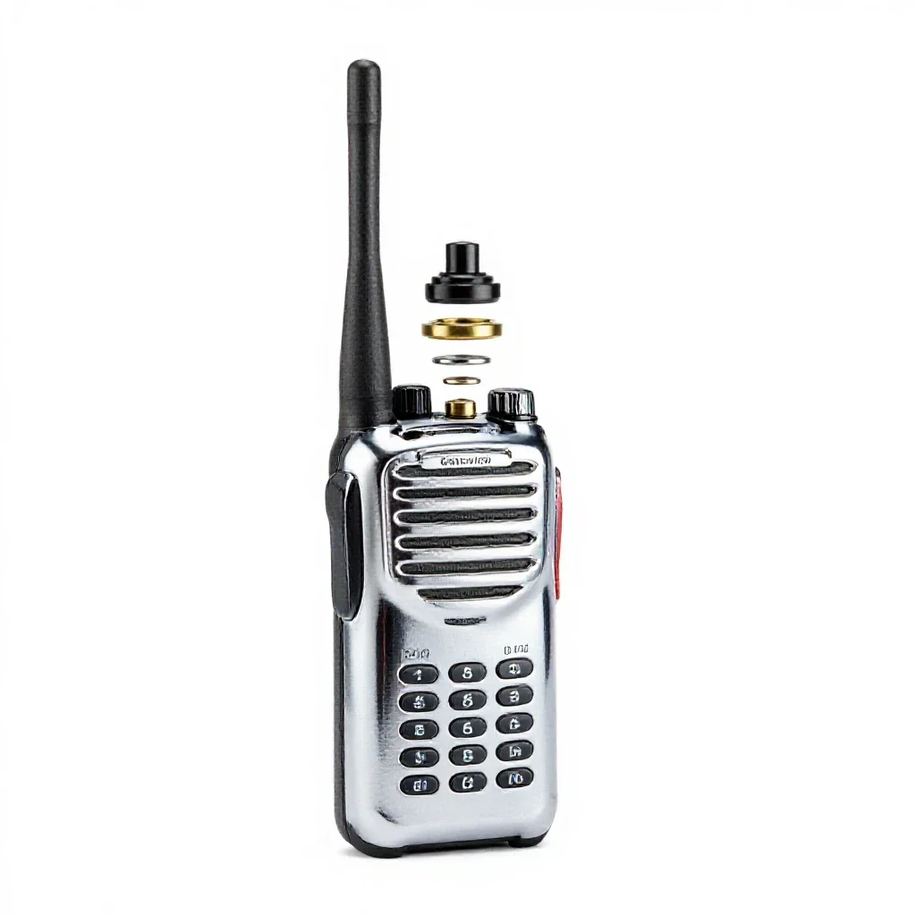 Walkie talkie isolated on a white background