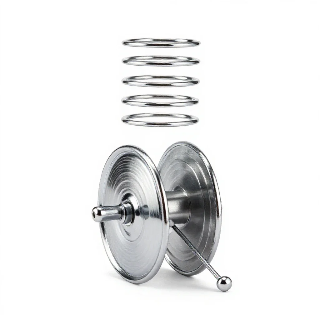 Chalk line reel isolated on a white background