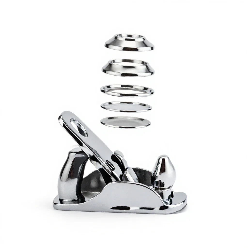Hand plane isolated on a white background