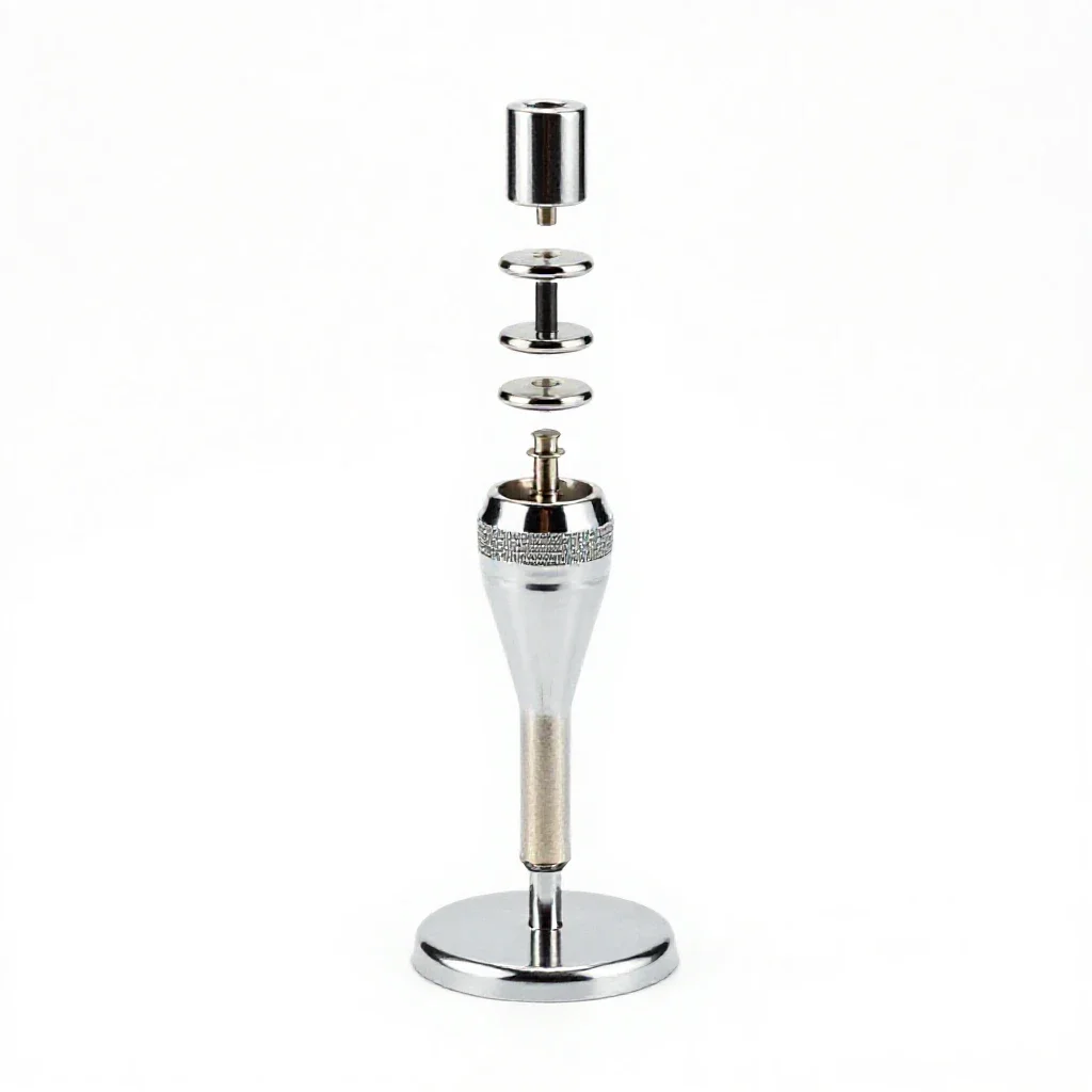 Soldering iron with a stand isolated on a white background
