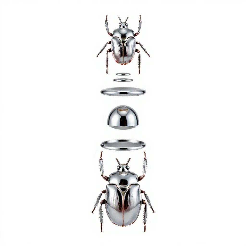 Bug catching kit isolated on a white background