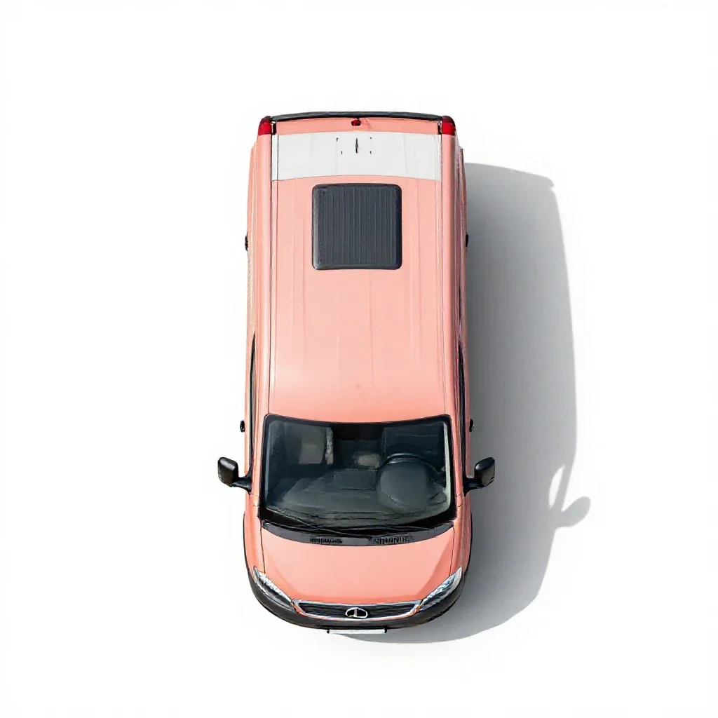 Motorhome isolated on a white background