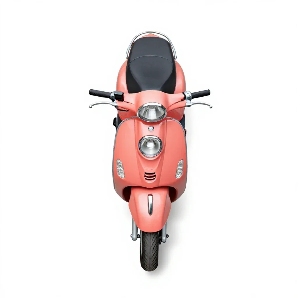 Scooter isolated on a white background
