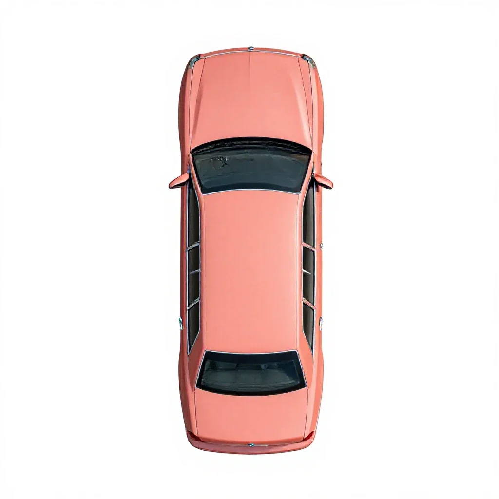 Stretched limousine isolated on a white background