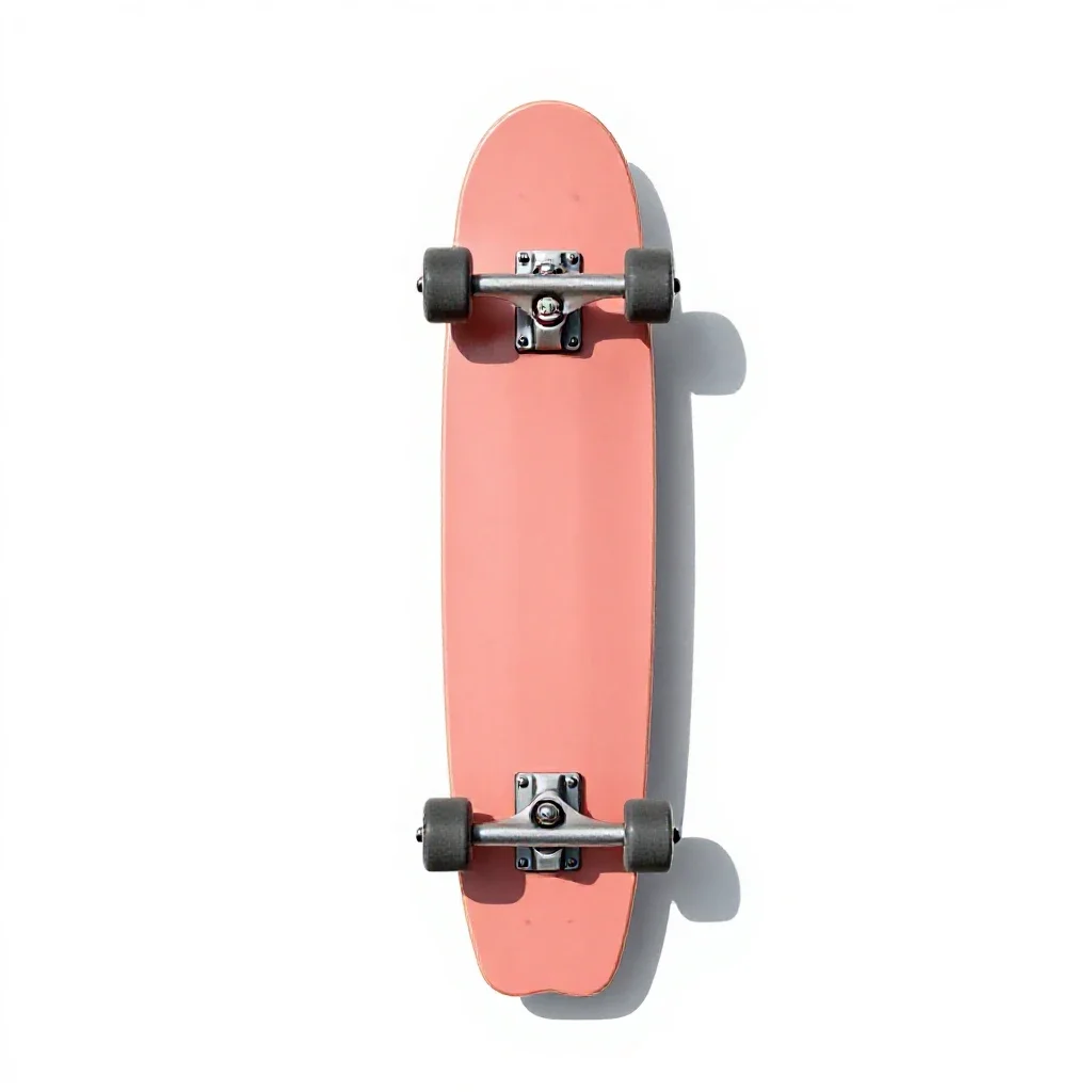 Electric skateboard isolated on a white background