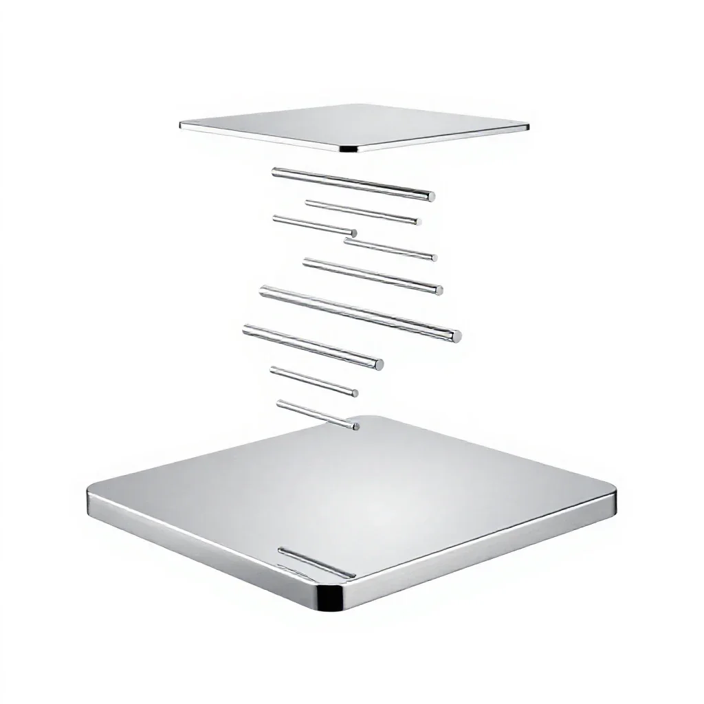 Treehouse platform isolated on a white background