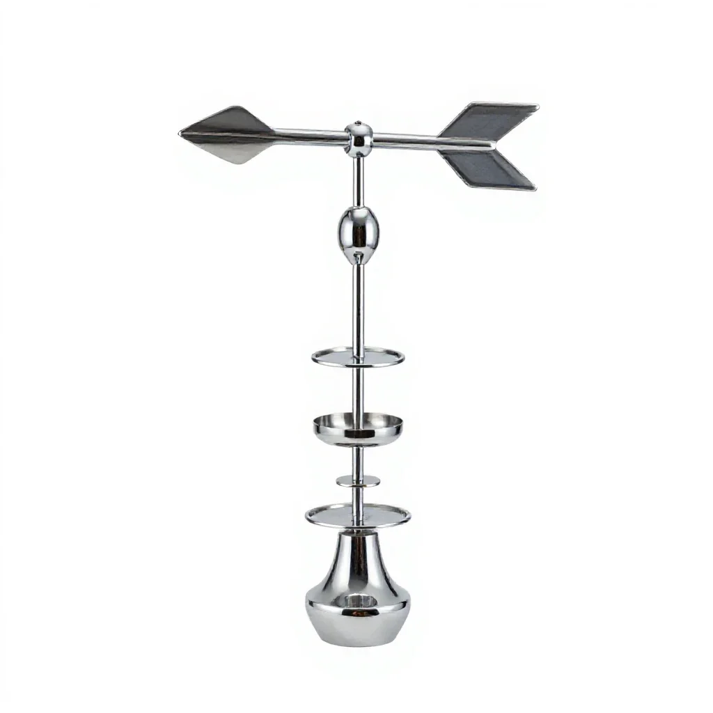 Weather vane isolated on a white background