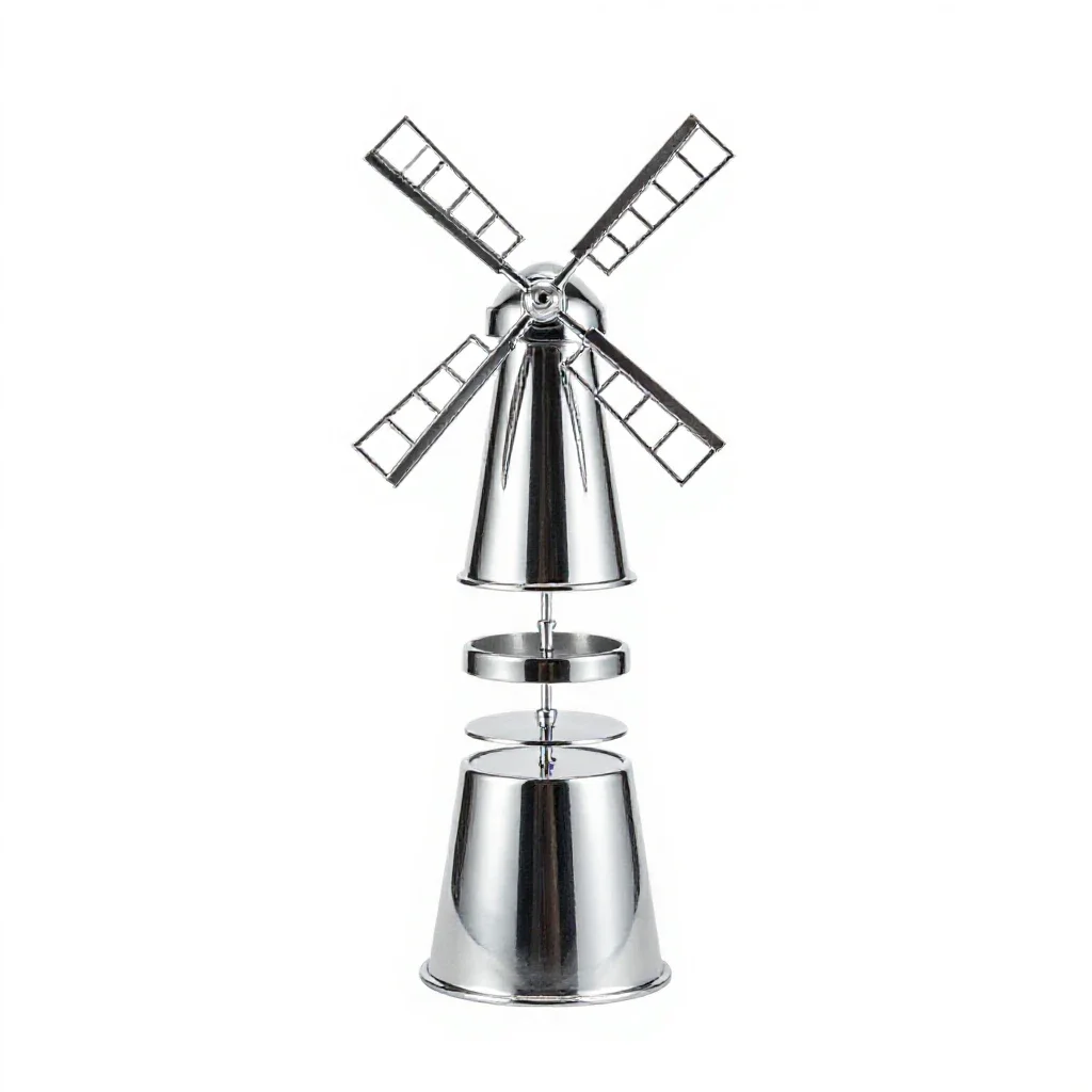 Windmill model isolated on a white background