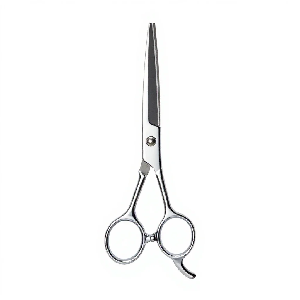 Pair of grooming scissors isolated on a white background