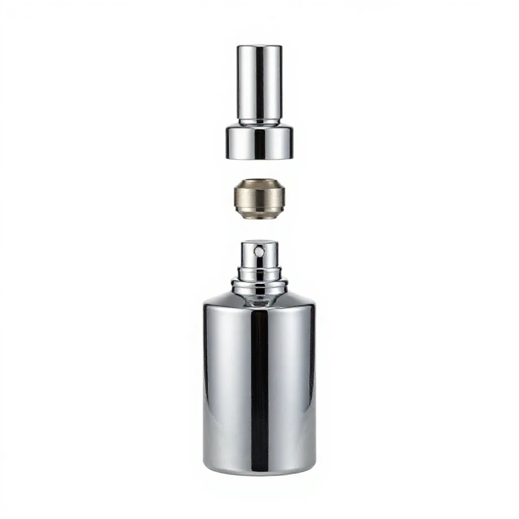 Perfume atomiser isolated on a white background