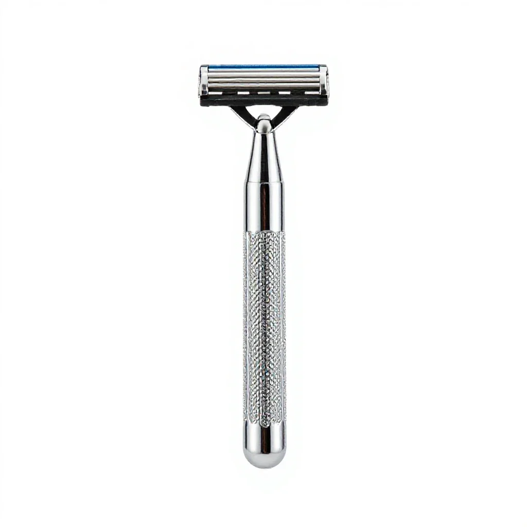 Safety razor isolated on a white background