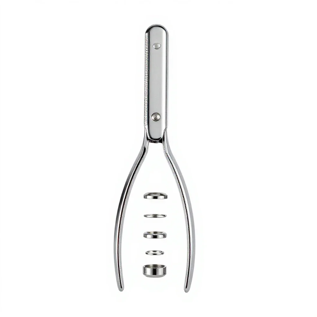 Tongue scraper isolated on a white background