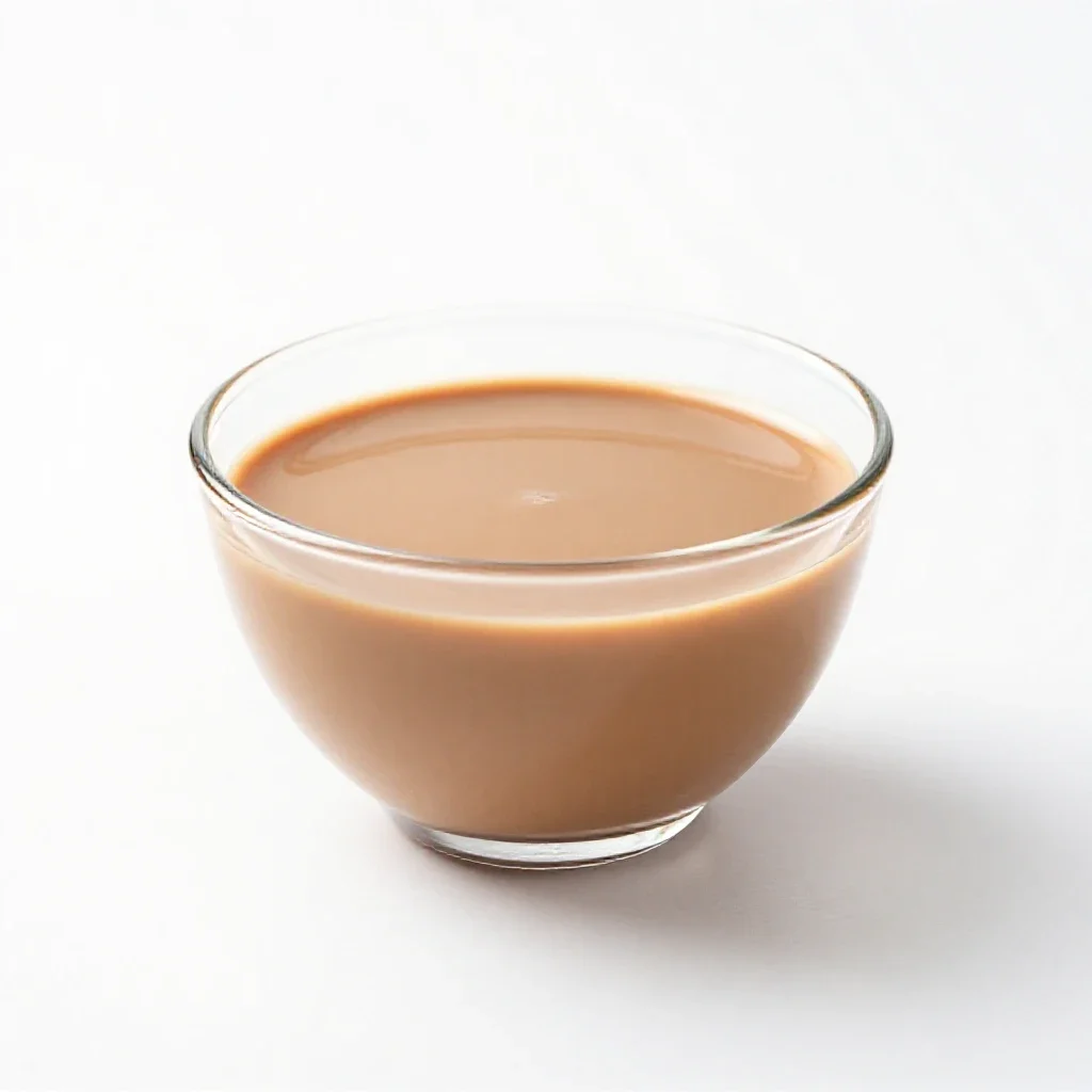 Masala chai in a glass isolated on a white background