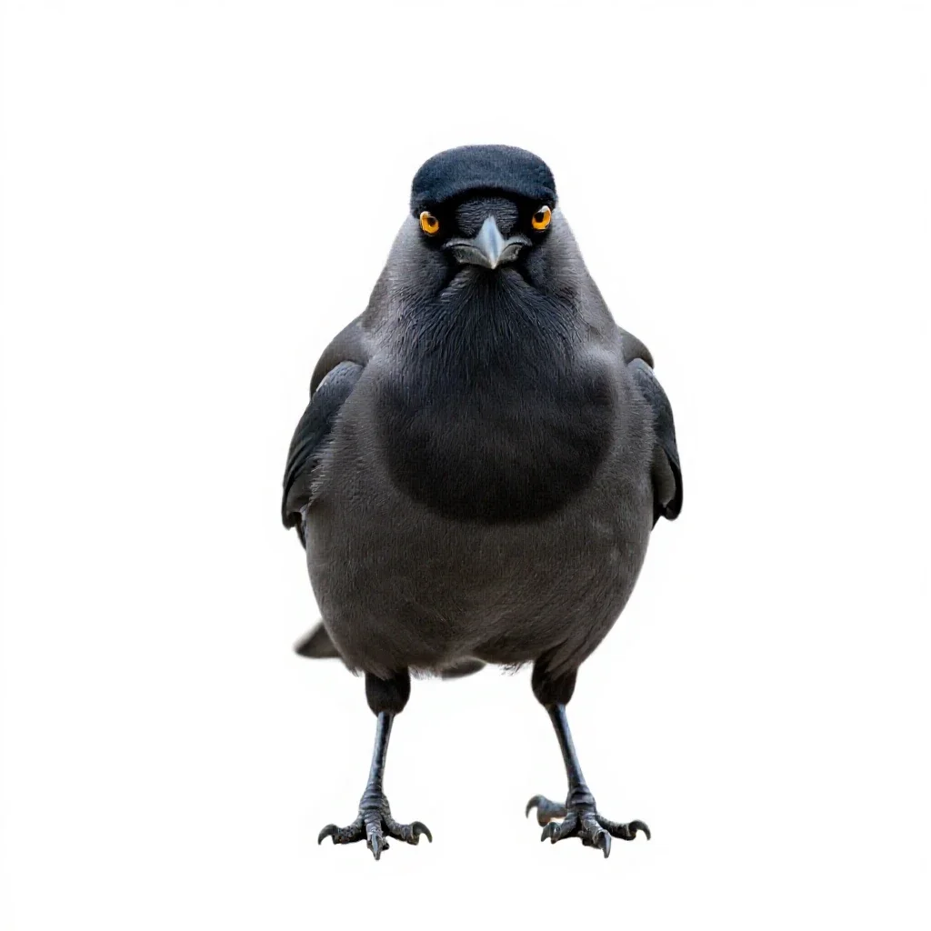 Magpie isolated on a white background