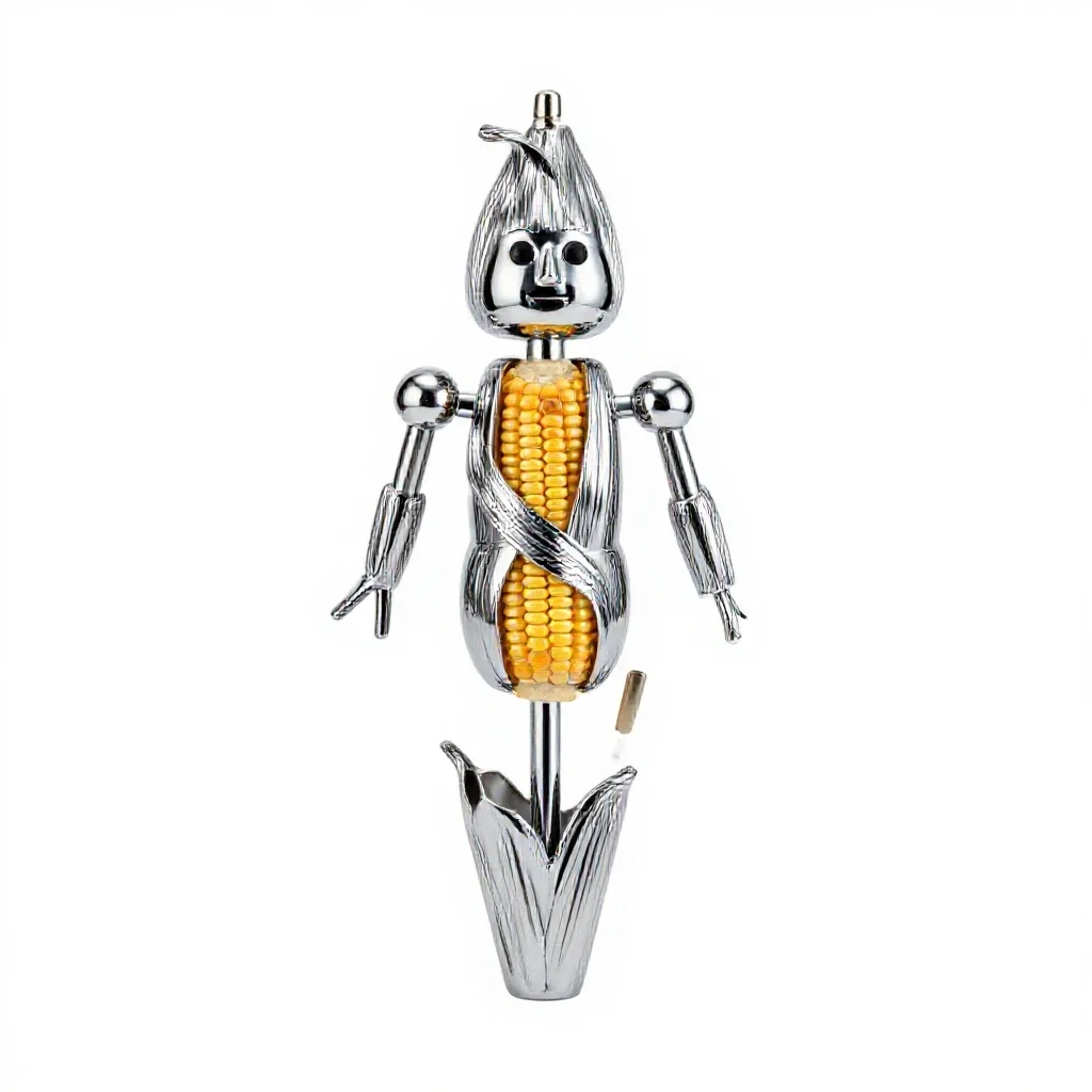 Harvest corn dolly isolated on a white background