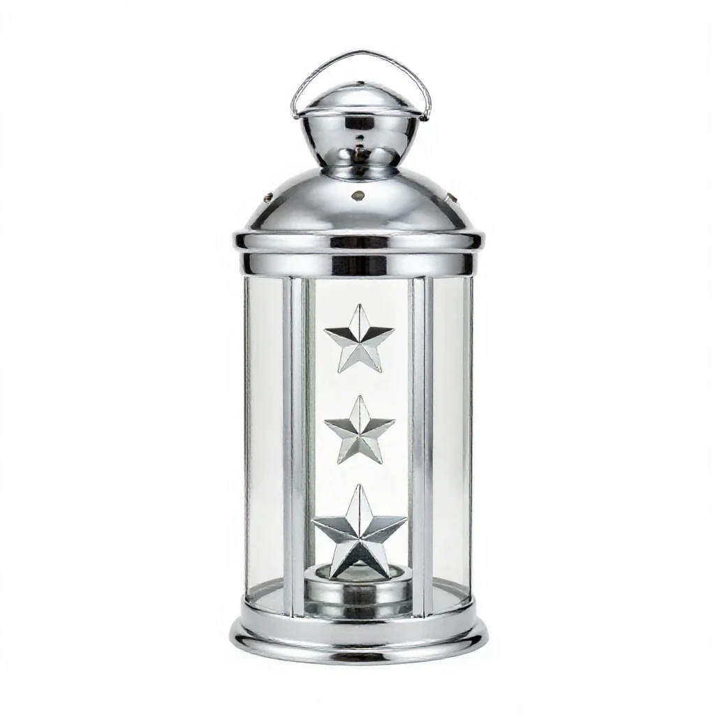 Matariki star lantern isolated on a white background