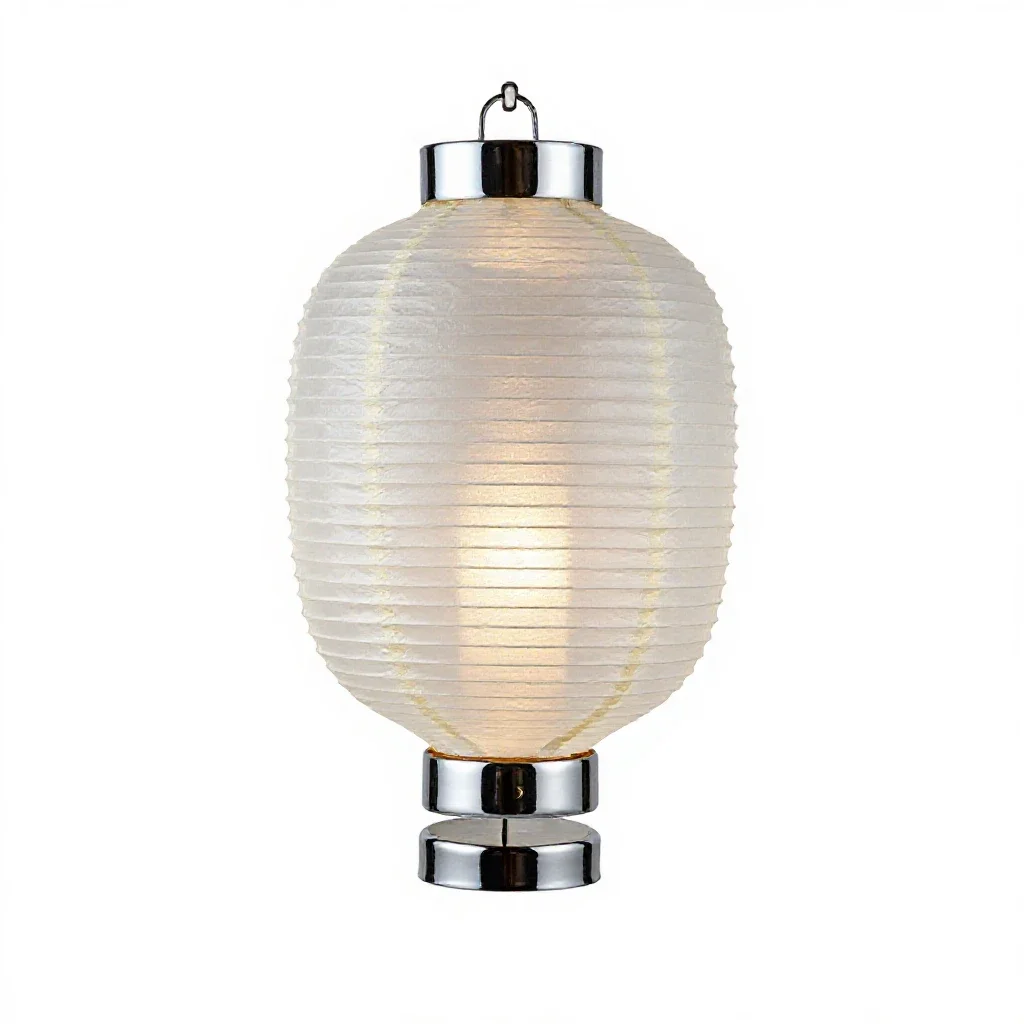 Paper lantern for a festival isolated on a white background