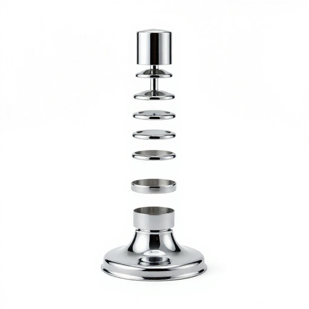 Ofrenda candle holder isolated on a white background