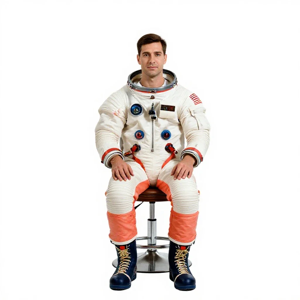 Apollo era flight controller isolated on a white background