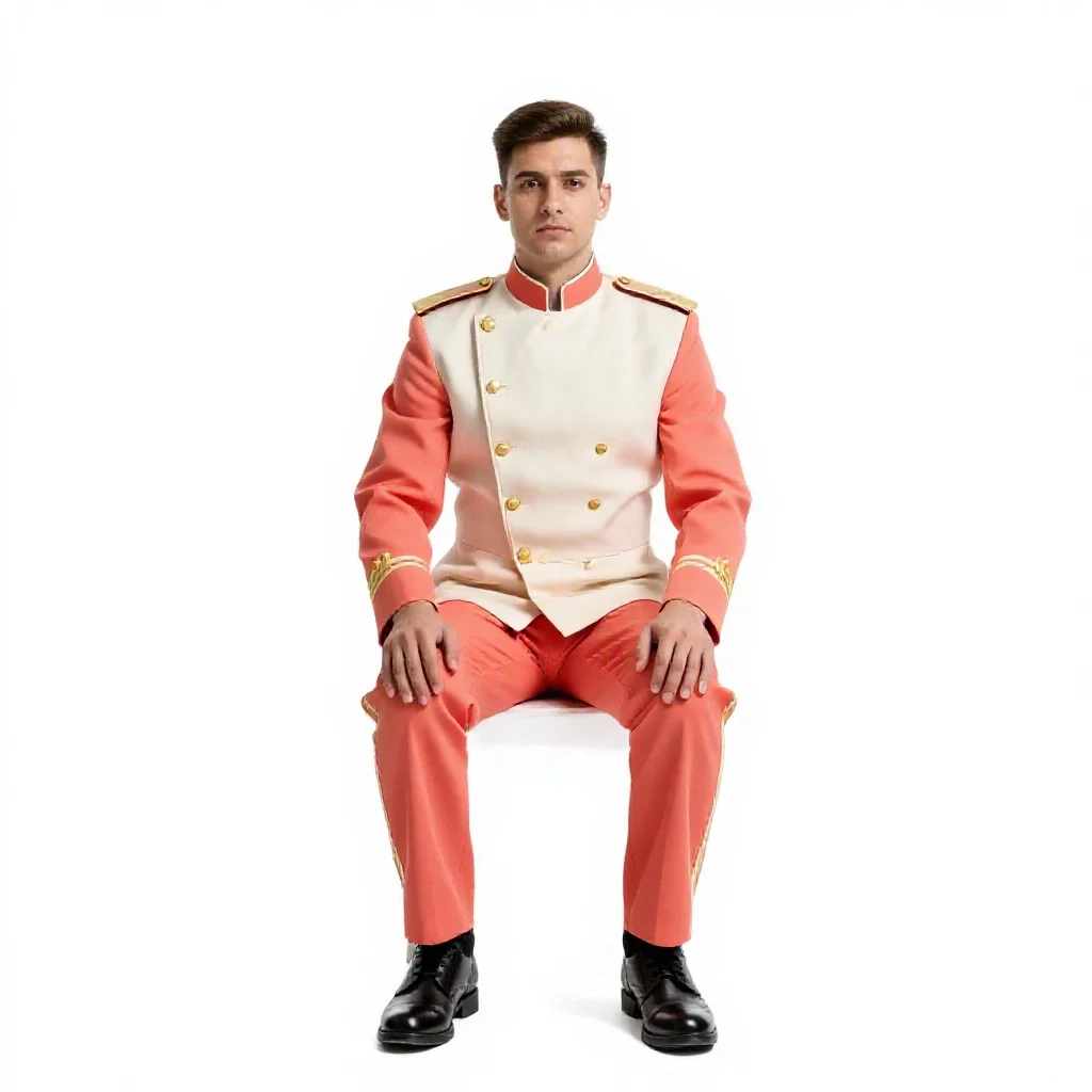 Station quartermaster isolated on a white background