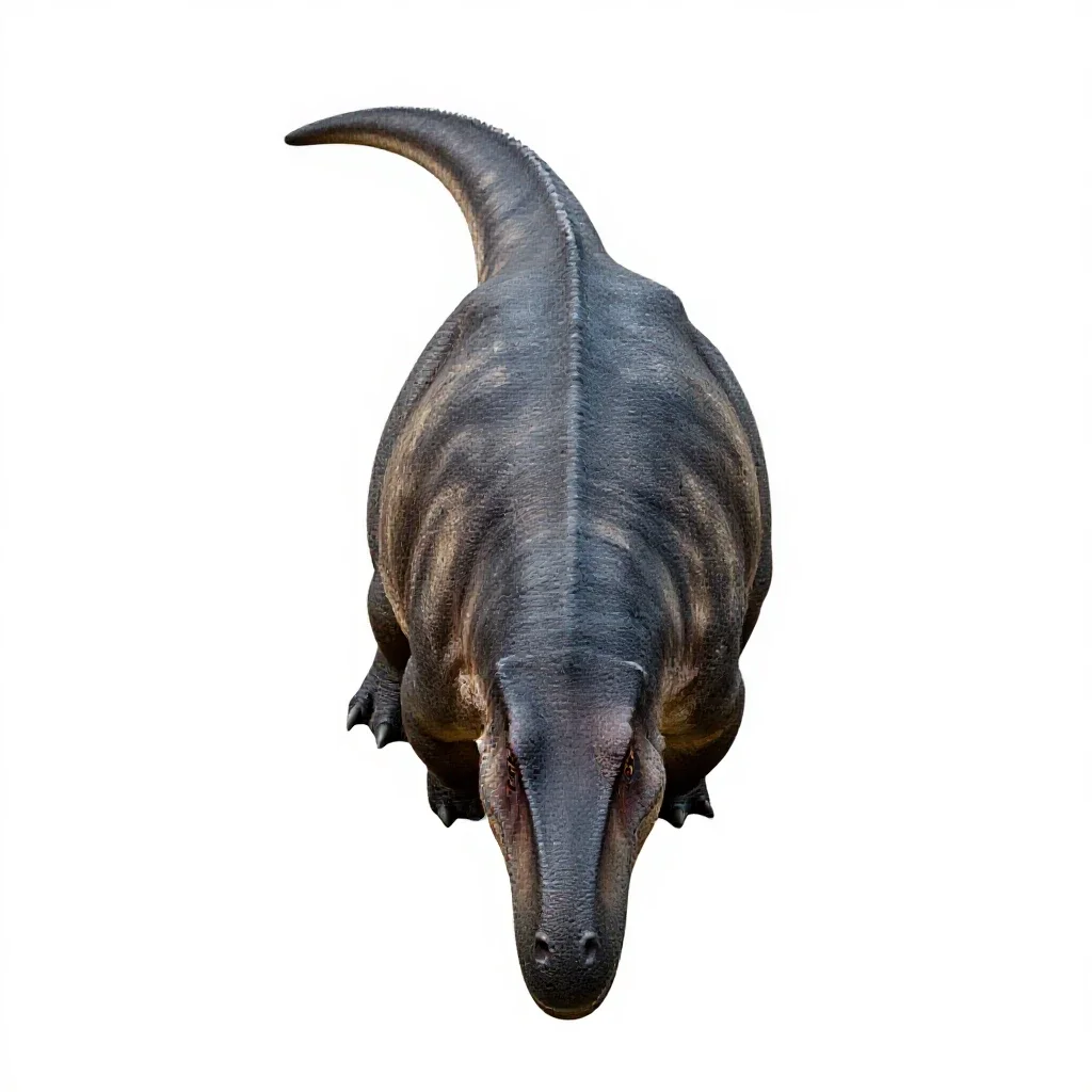 Pachycephalosaurus isolated on a white background