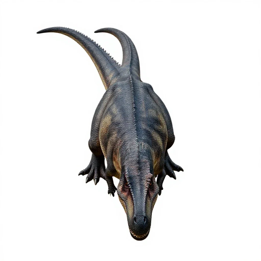 Spinosaurus isolated on a white background
