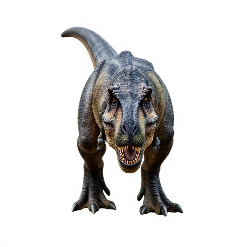 Tyrannosaurus rex isolated on a white background