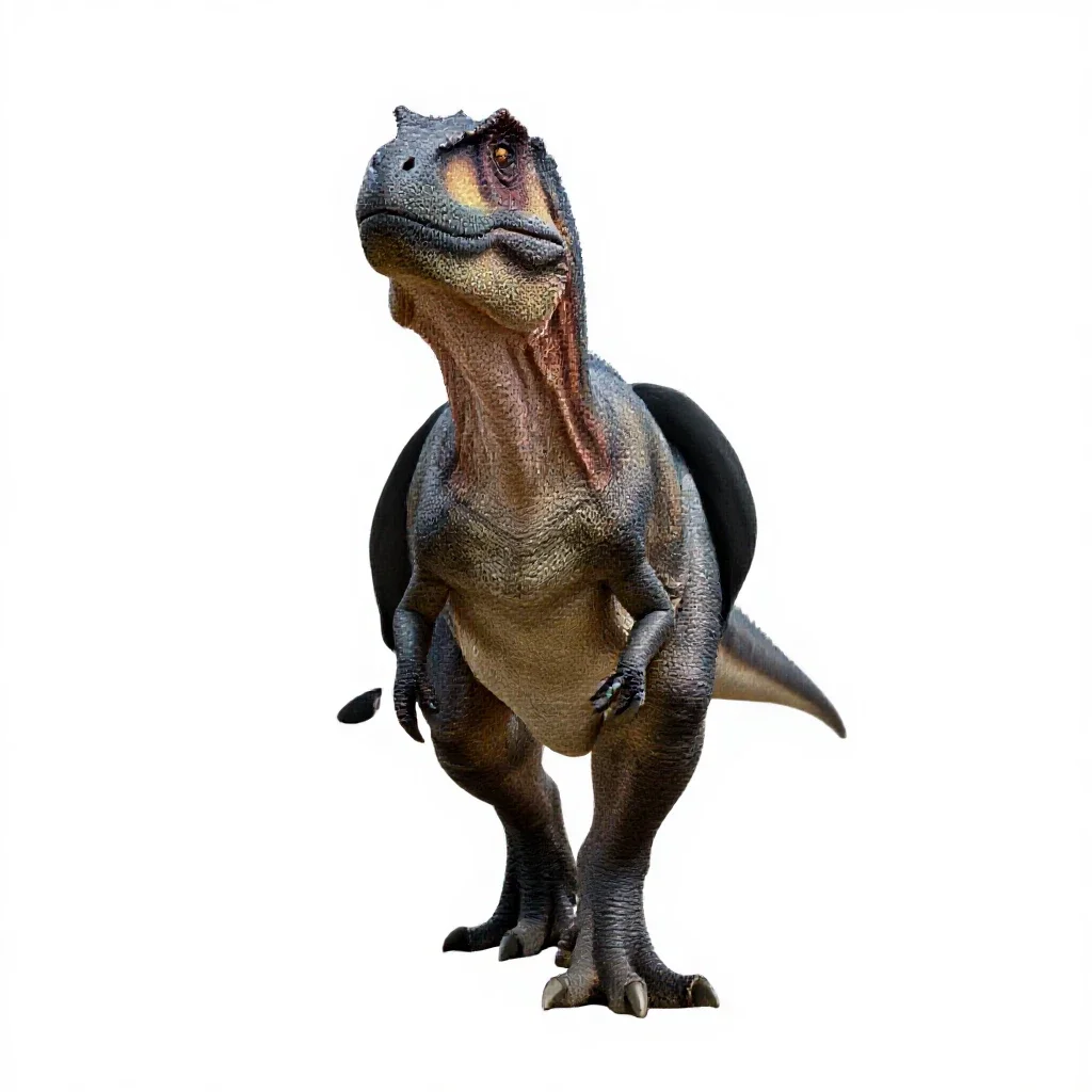 Allosaurus isolated on a white background