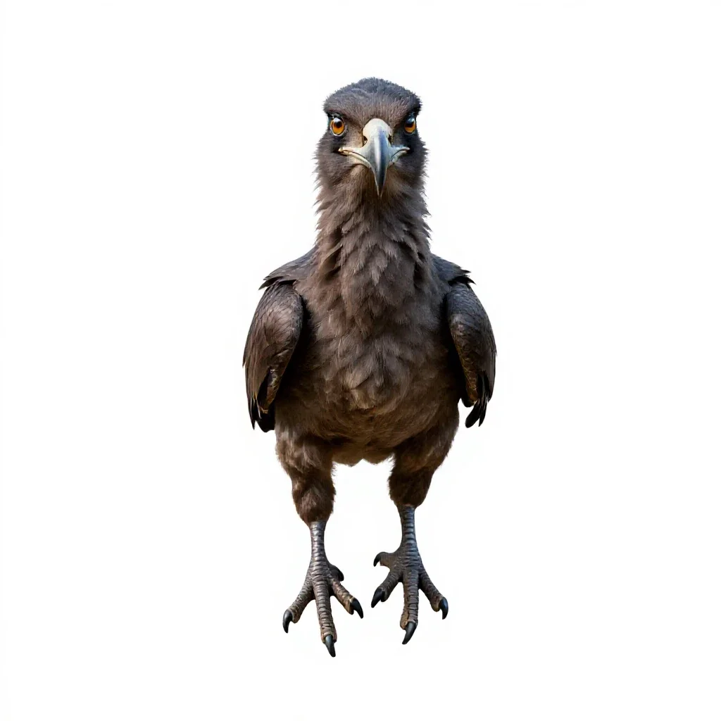 Archaeopteryx isolated on a white background