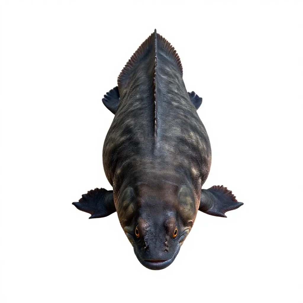 Ichthyosaur isolated on a white background