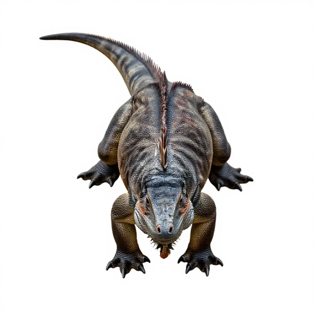 Iguanodon isolated on a white background