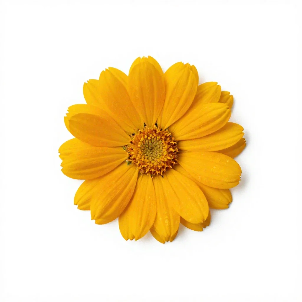 Marigold isolated on a white background