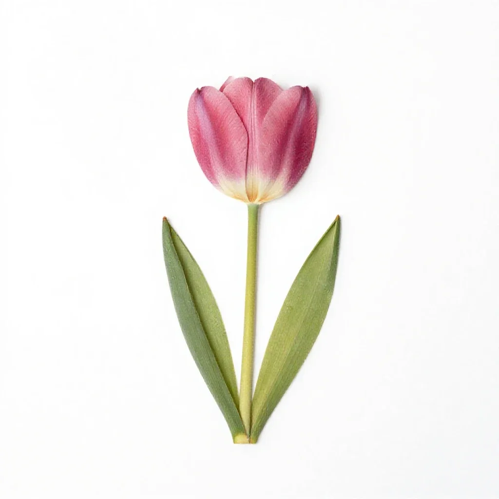 Tulip isolated on a white background