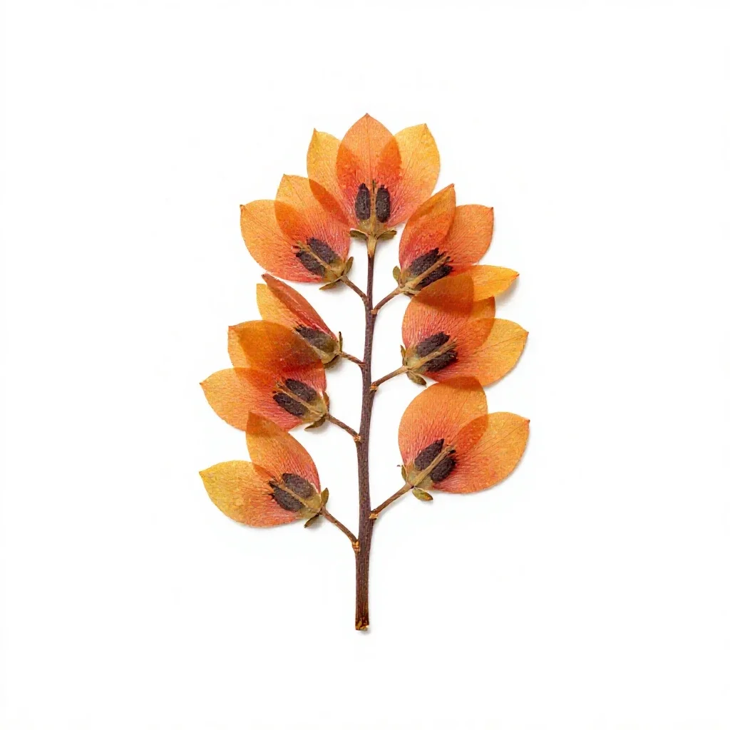 Waratah isolated on a white background