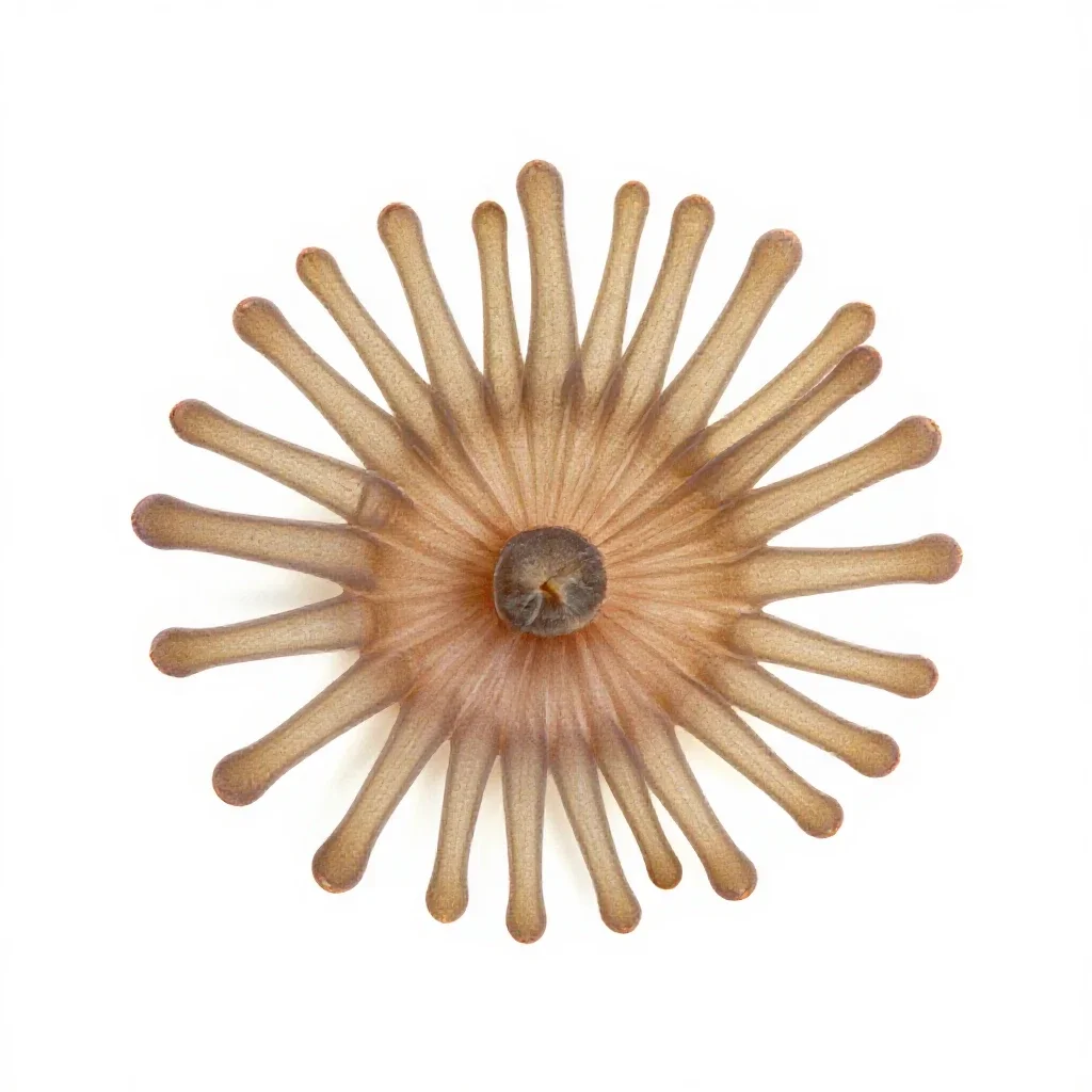 Anemone isolated on a white background