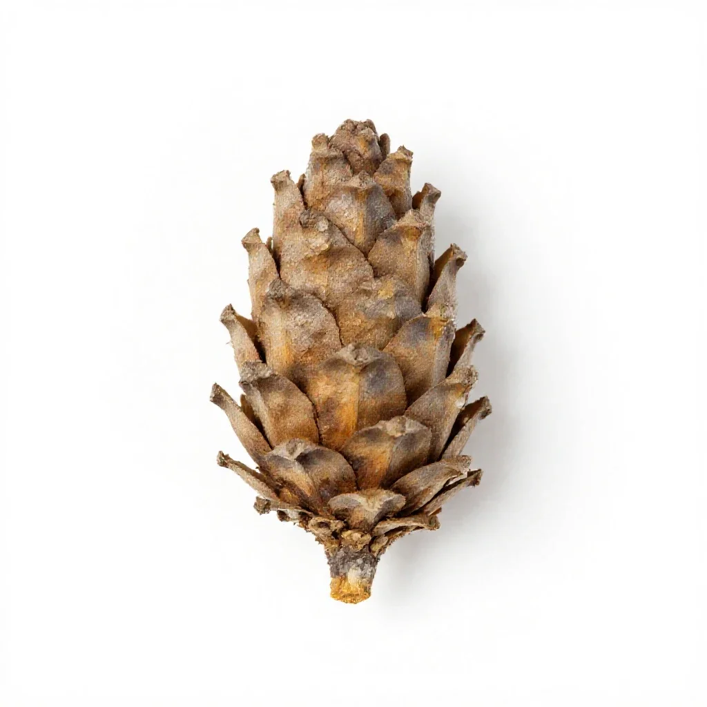 Echinacea cone isolated on a white background