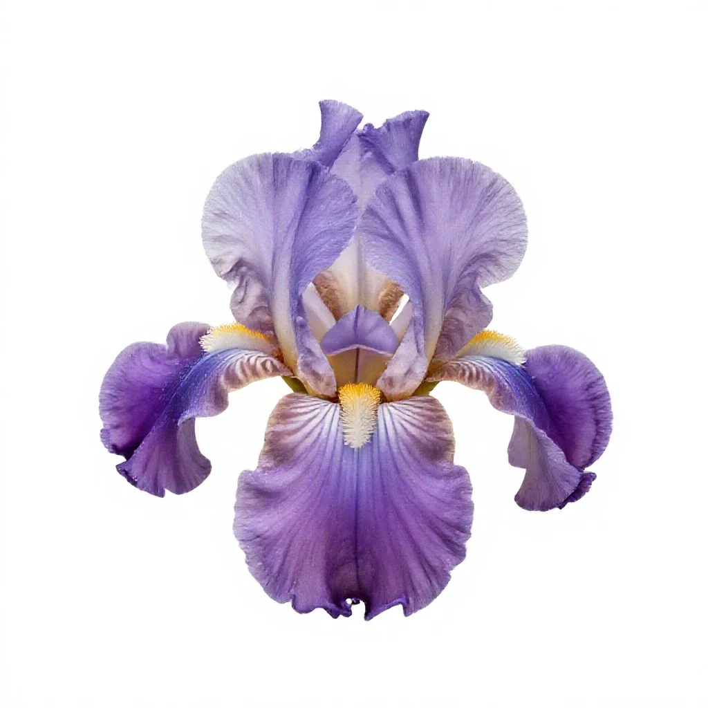 Iris isolated on a white background