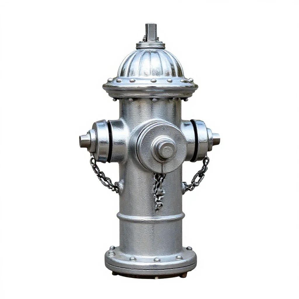 Fire hydrant isolated on a white background