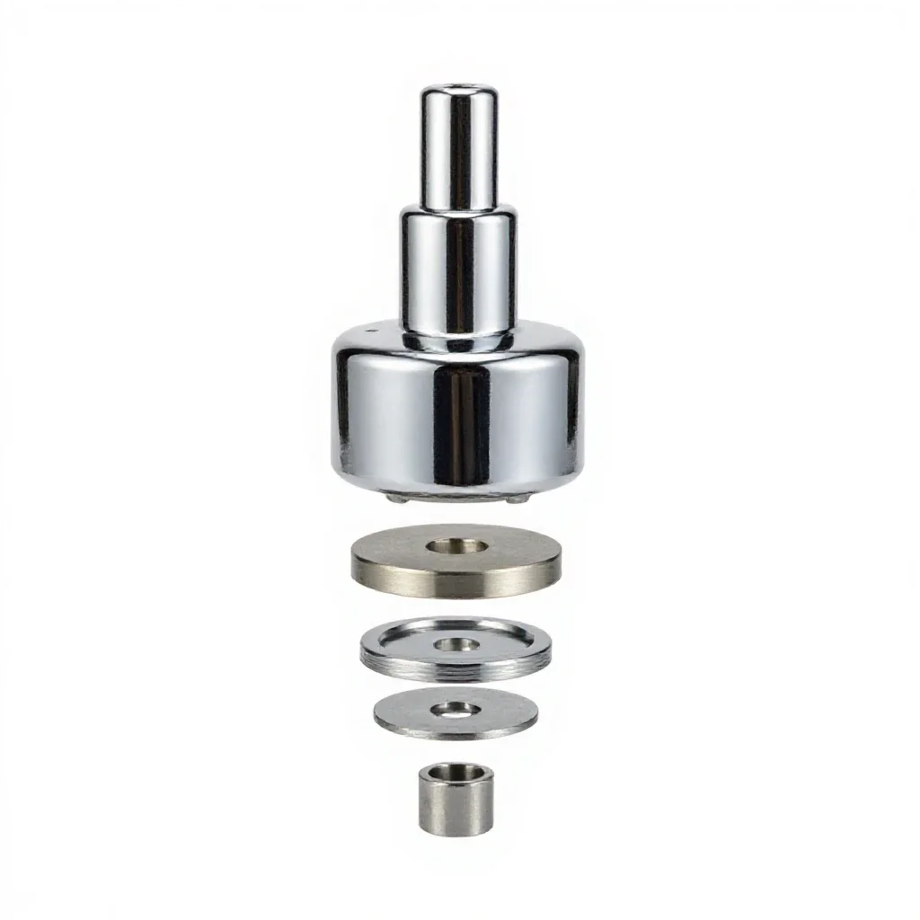 Industrial float switch isolated on a white background