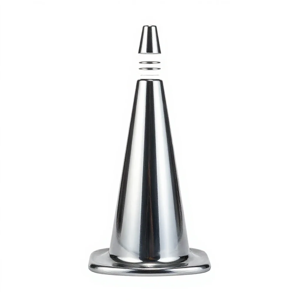Traffic cone isolated on a white background
