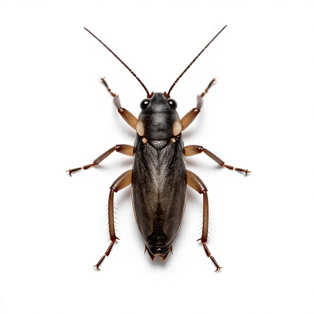 Field cricket isolated on a white background