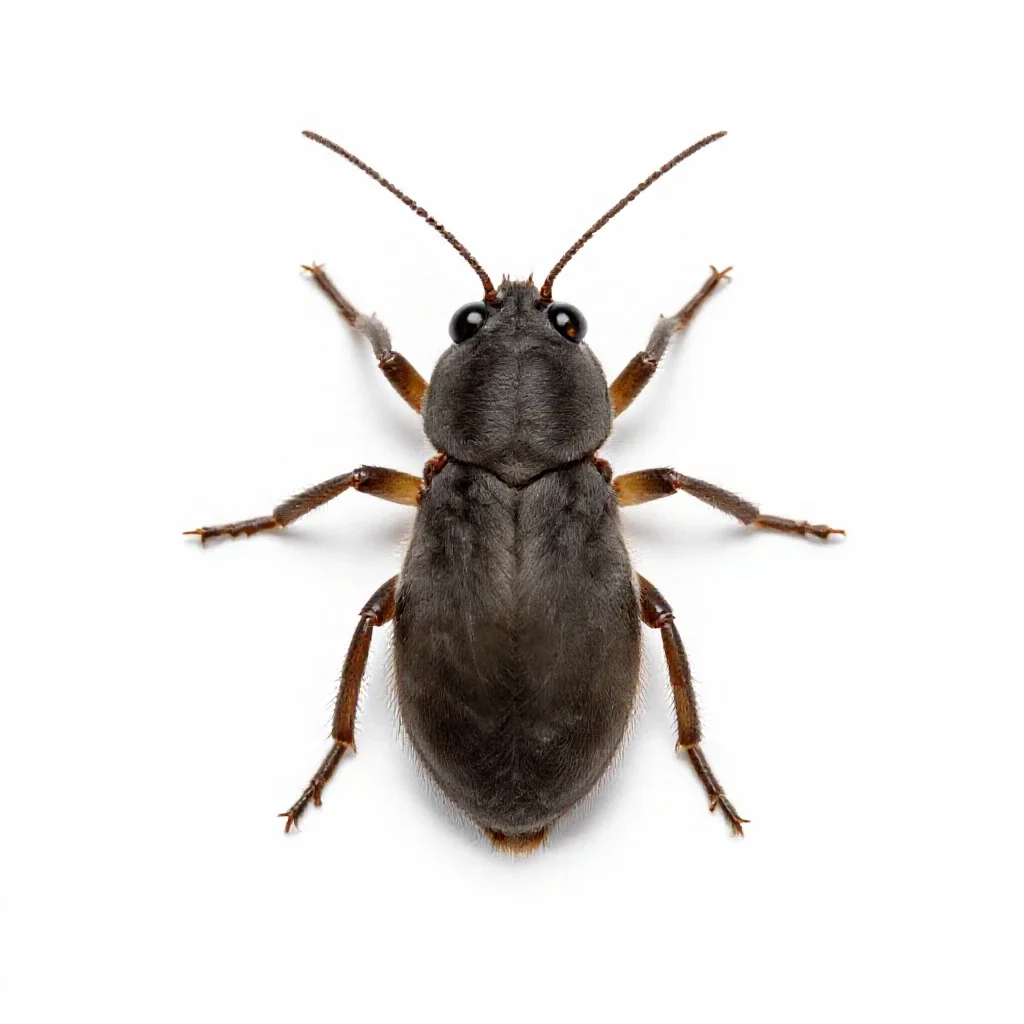 Springtail isolated on a white background
