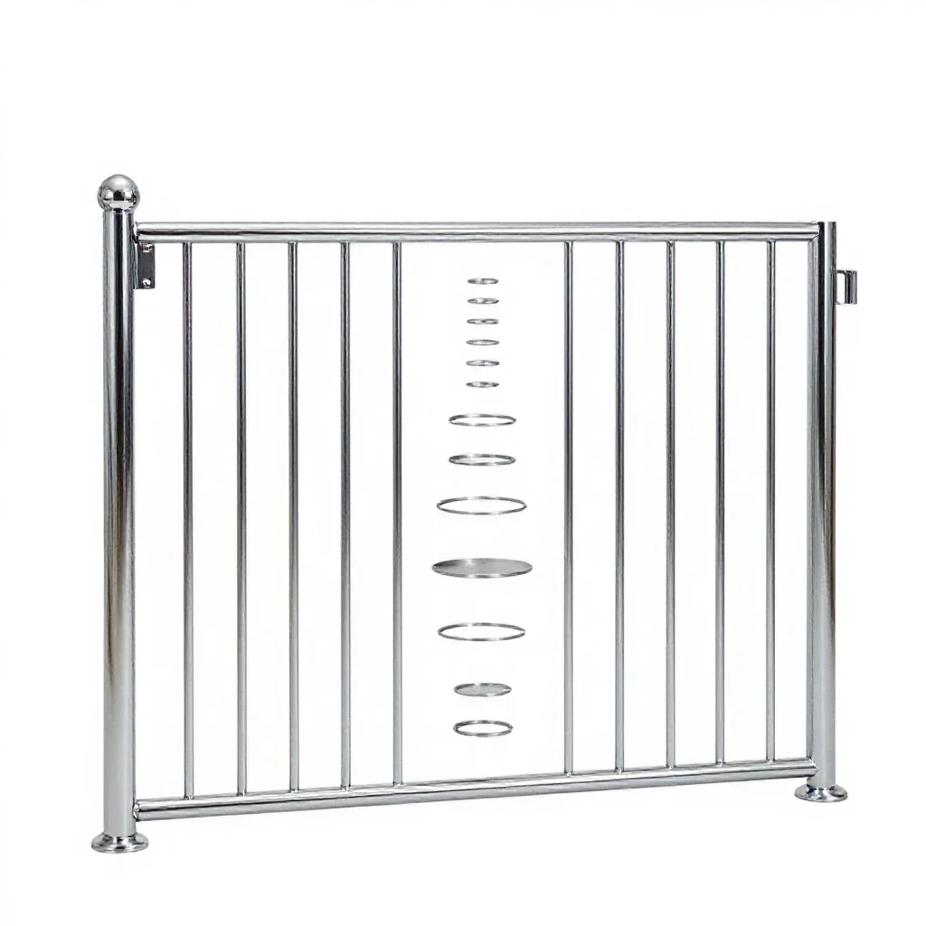 Stair gate isolated on a white background