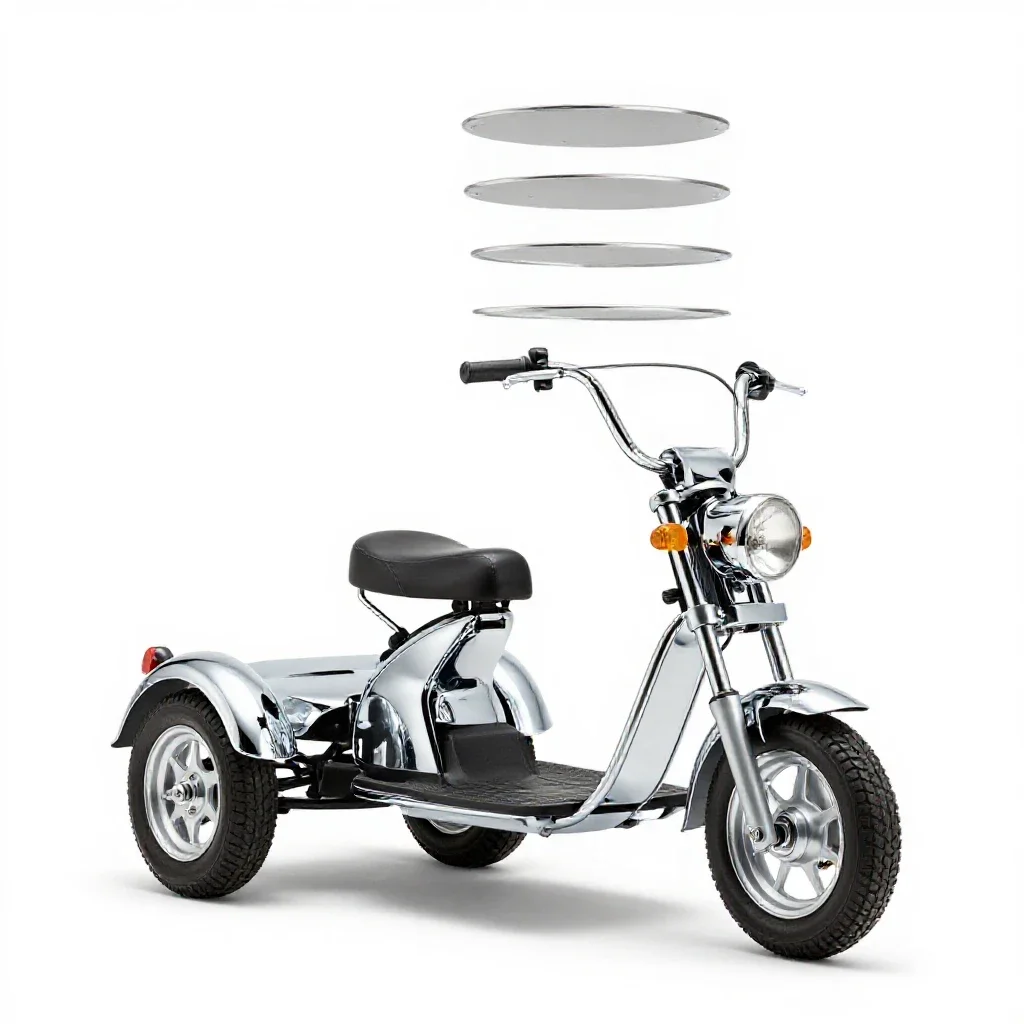 Trike isolated on a white background