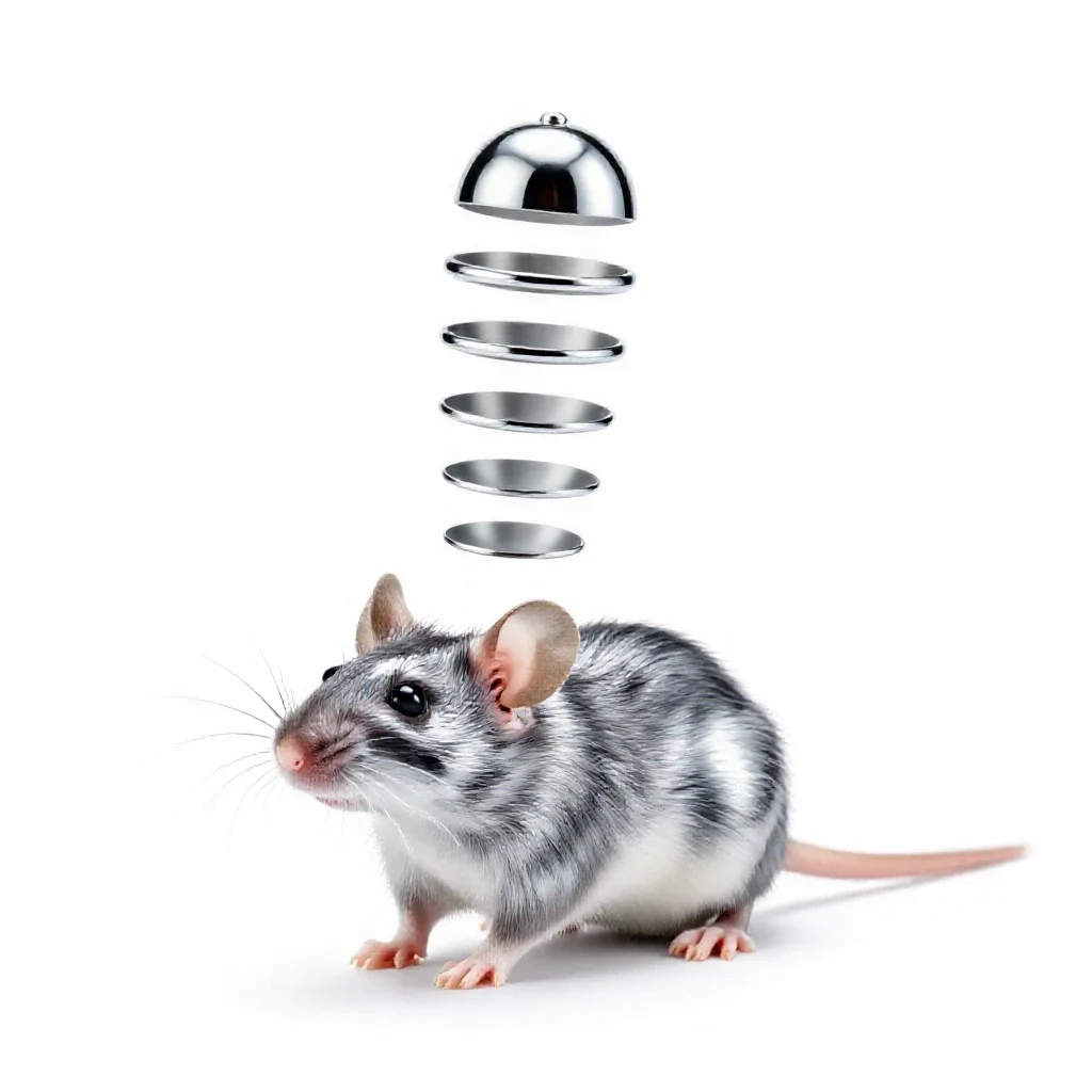 Catnip mouse isolated on a white background